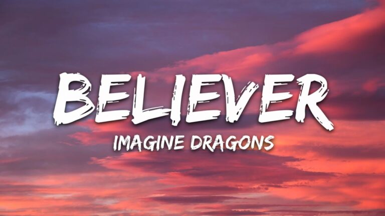 Believer Song Lyrics - Imagine Dragons