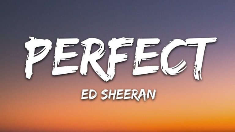 Perfect Lyrics - Ed Sheeran