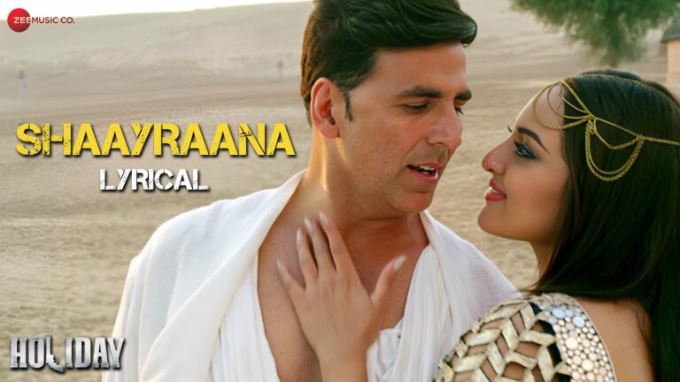 Shaayraana Lyrics